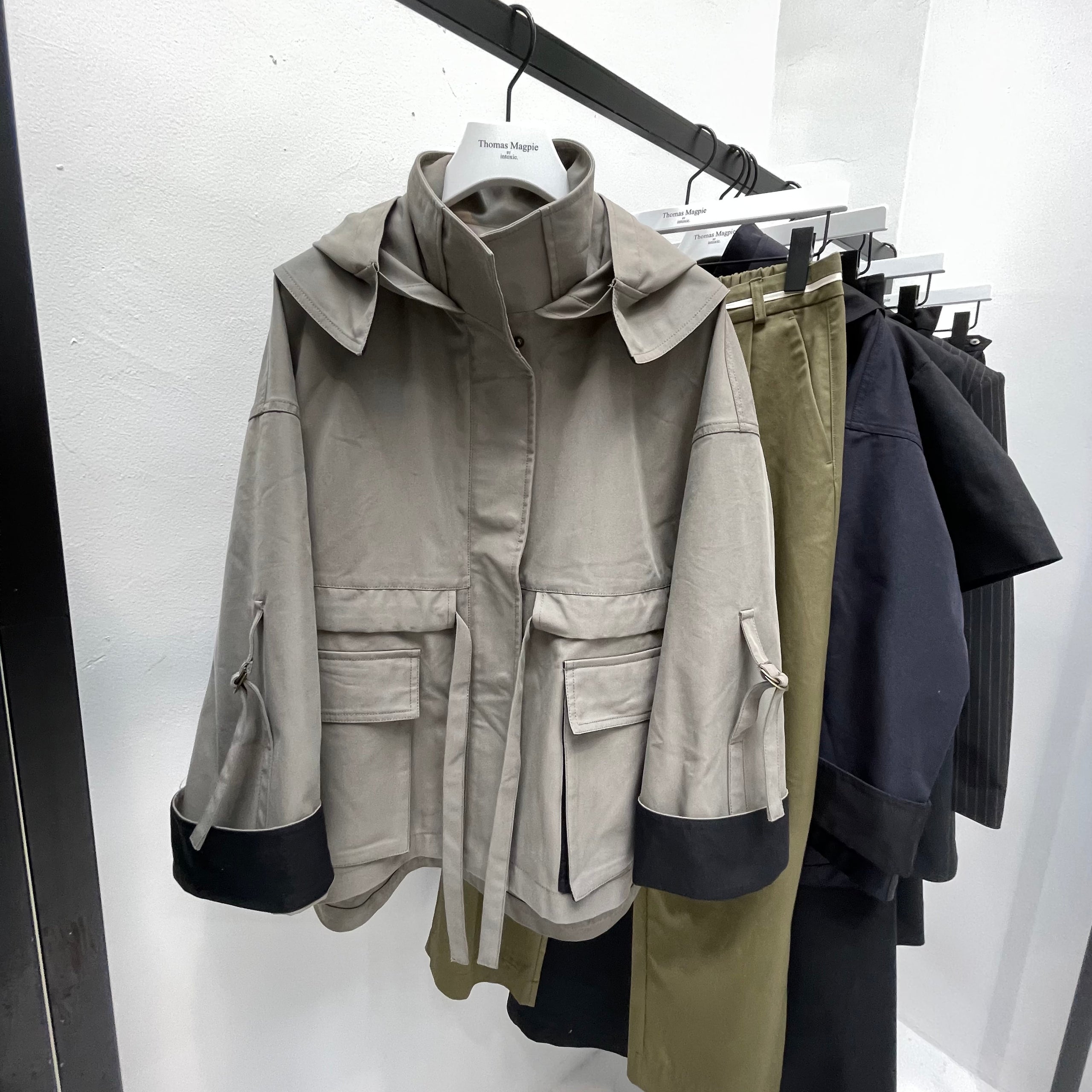 16AW はやく AURALEE LIGHT MELTON FLIGHT PARKA